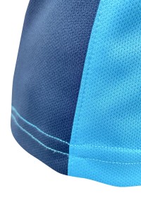 Tailor-made colorblock zipper half chest Polo design hot stamping logo mesh fabric Slim fit Slim waist Functional sweatshirt design company W220 detail view-9